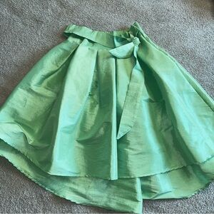 Papermoon Shimmering Green High-Low Skirt